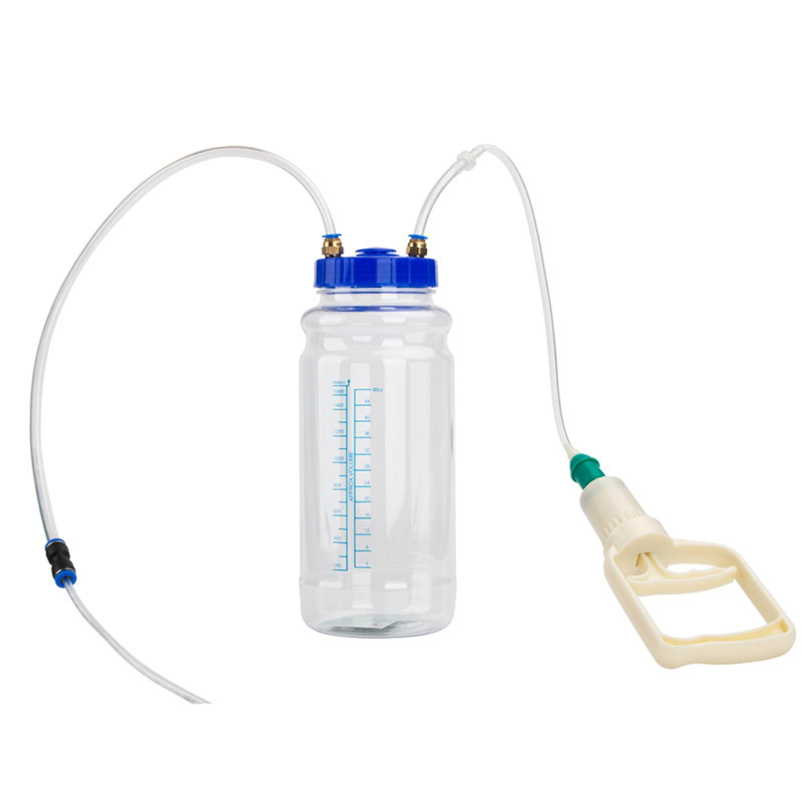 1pcs 2L Auto Universal-Ölwechselmaschine Artefakt Manuelle Pumpe Saugölpumpe Artefakt Vakuumpumpe transparent