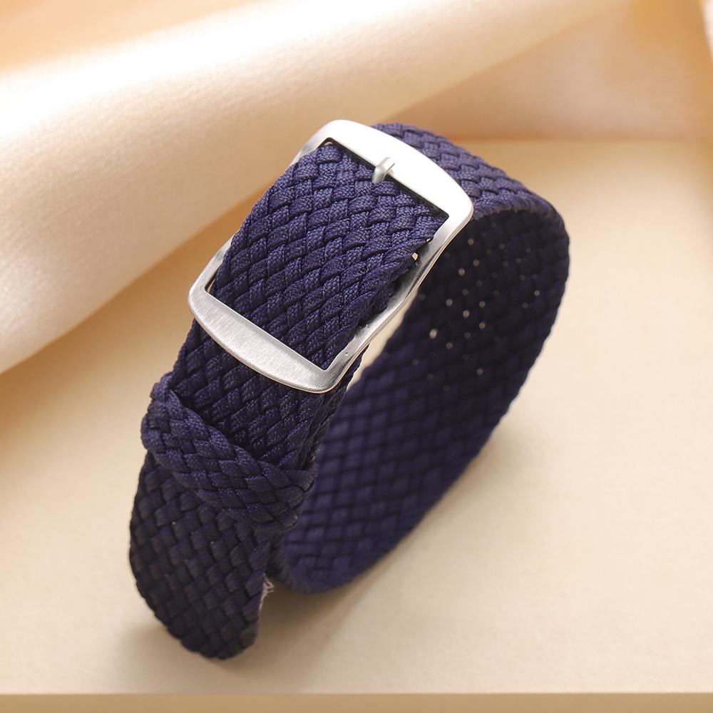 14mm 16mm 18mm 20mm 22mm Nylon Gewebtes Canvas Uhrenarmband Herren Damen für Perlon für Omega Armband Uhrenarmband Sport Armband Zubehör 14mm