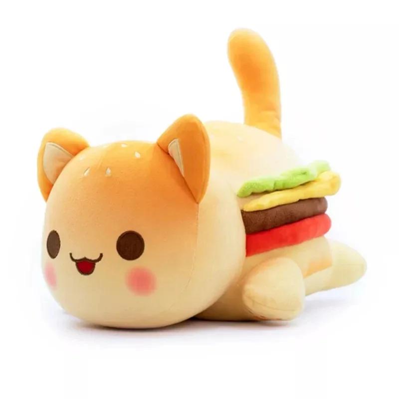 Aphmau Plüsch Meemeows Essen Katze Plüschtiere Spielzeug Niedlich Cola Pommes Donut Katze Plüschtiere Kuscheltiere Schlafkissen Weihnachtsgeschenk