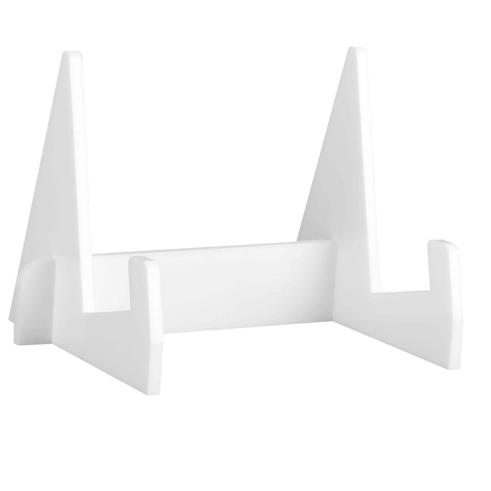 Acryl Buchaufsteller Buchhalter Bücherregal Büro Bücherregal für Küche Zuhause Weiß weiß