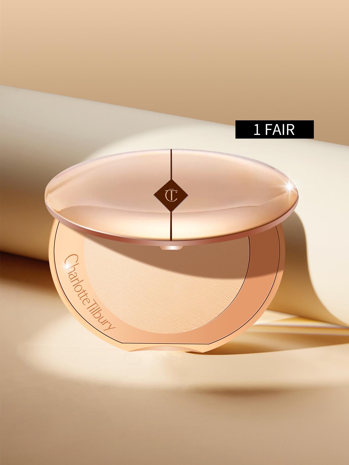 Charlotte Tilbury Airbrush Flawless Finish Setting Powder Teint perfektionierende Mikropuder Nr. 1 – 0,28 oz./8 g FAIR
