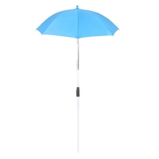 Pflanzenschirm für Pflanzen im Freien, höhenverstellbarer Pflanzen-Sonnenschutz, 50 cm Durchmesser, sonnenlichtblockierender Schirm für Gartenbeete, Topfpflanzen blau