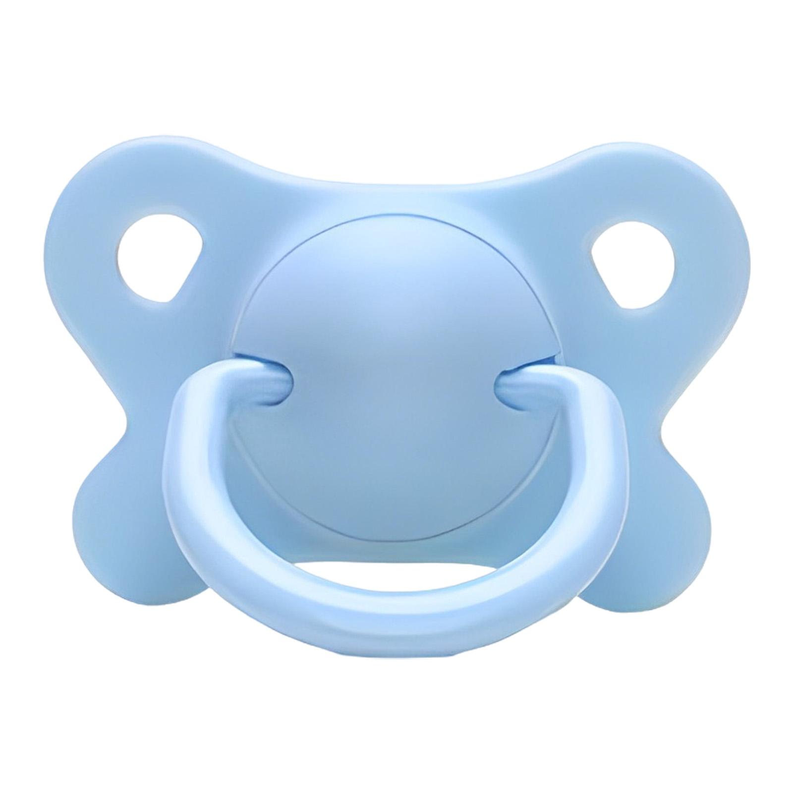 Neugeborenen Schnuller Food Grade Silikon Baby Nippel mit Griff Infant Baby Dummy Schnuller Schmetterling Form Schnuller Schnuller blau