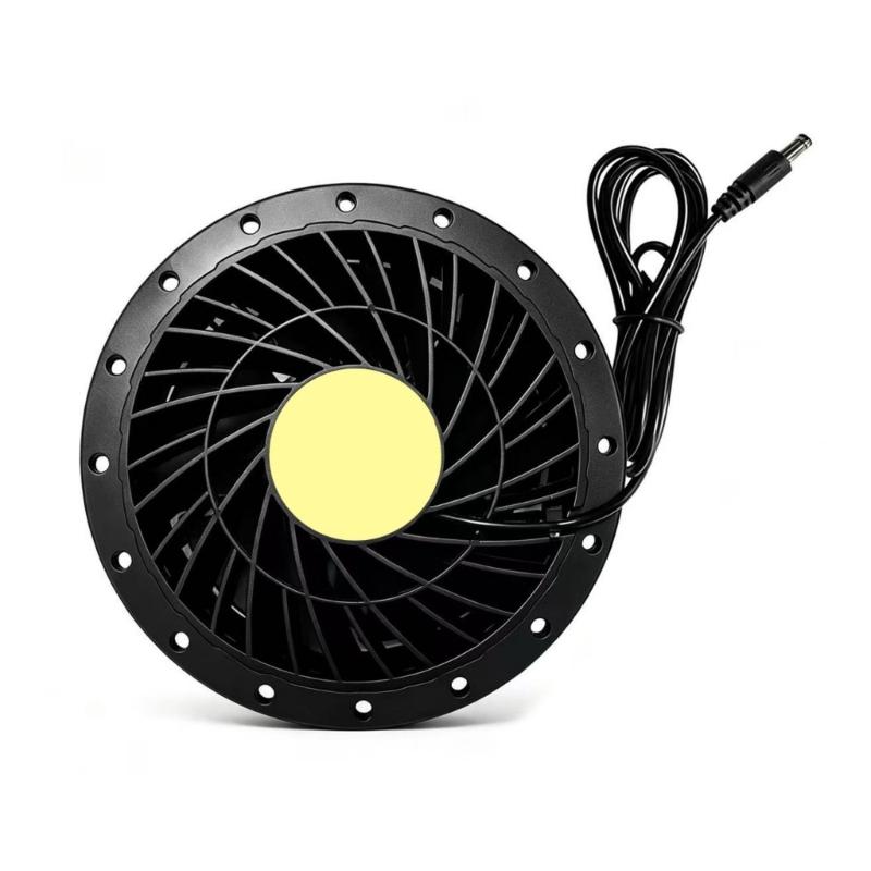 15050 DC12V Runder Gebläseventilator Für Aufblasbare Kostüme Mit ABS-Gehäuse Und Hochgeschwindigkeitsmotor gray