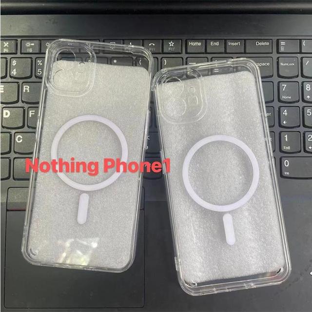 Für Magsafe Magnetische Hülle Für Nothing Phone 1 Drahtlose Lade Magsafing Abdeckung Für Nothing Phone One 5G Klare Transparente Abdeckung Für Nothing Phone 1 Nothing Phone 1 reinfarbig