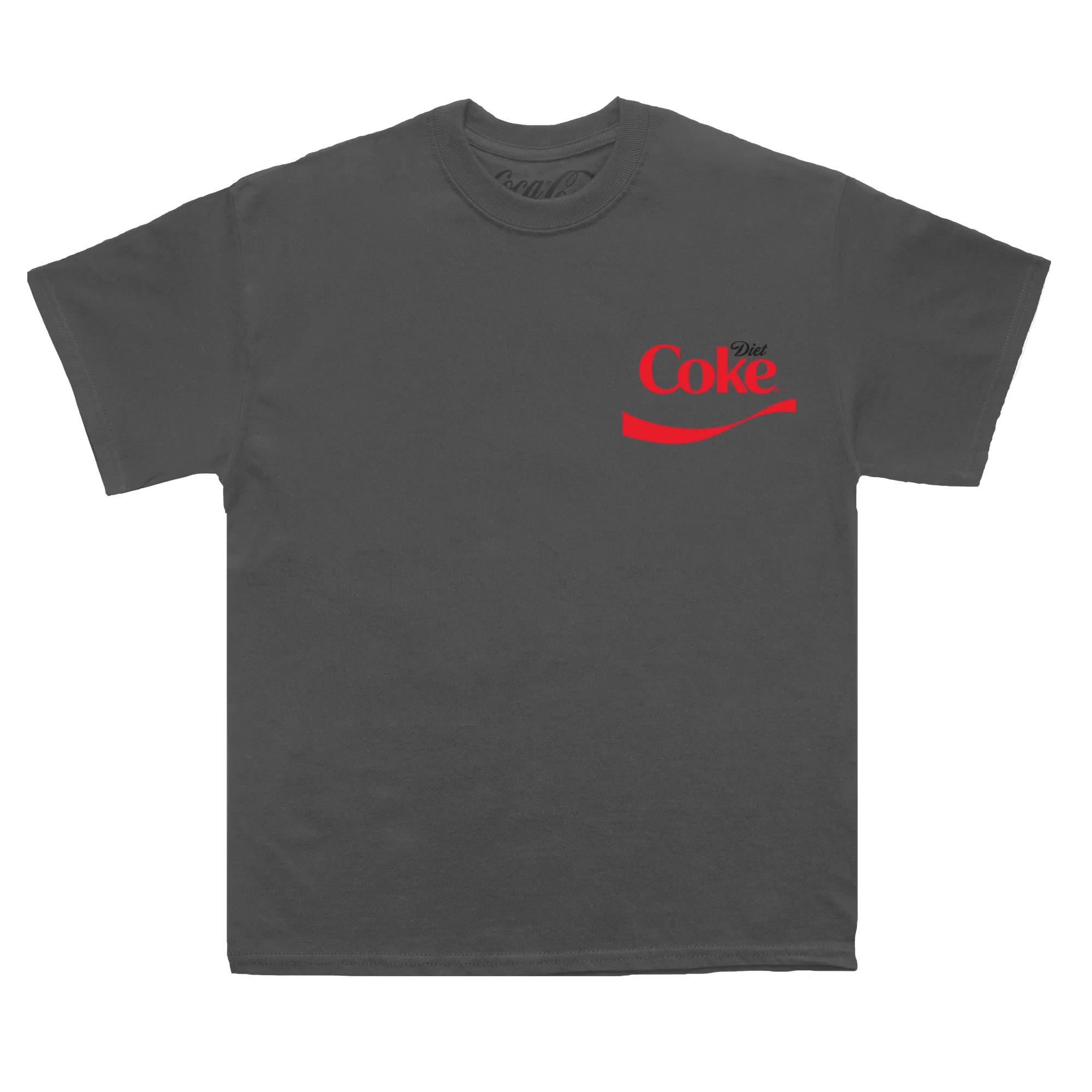 Coca-Cola Unisex-T-Shirt für Erwachsene, Diet Coke L kohle