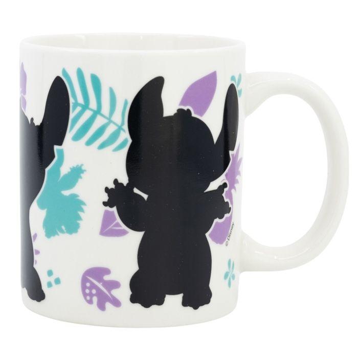Disney Stitch - Mug en céramique changeant de couleur dans un coffret cadeau de la collection Stitch & Angel 325 ml