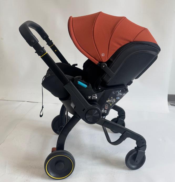 Multifunktionale Babywiege-Kinderwagen: Zwei-Wege, Hohe Sicht, Leicht, Faltbar für 0-12 Monate