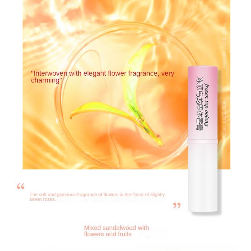 Festes Balsamparfüm, langanhaltender Duft, natürlich frischer und leichter Duft, tragbar und leicht zu transportieren 3#Frozen top oolong