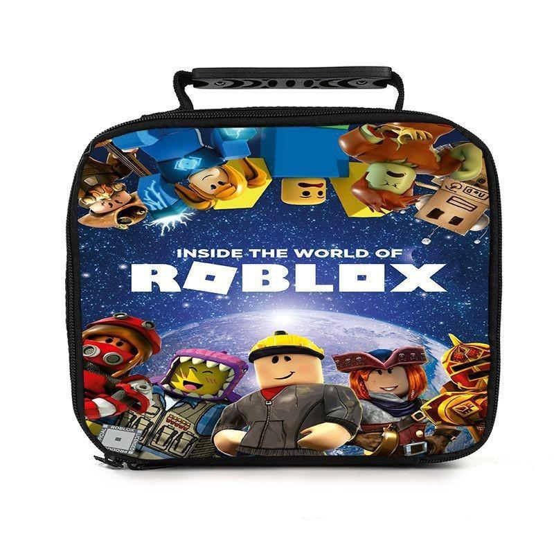 Roblox Tragbare Lunchtasche für Schüler Isolierend und Geräumig Stars