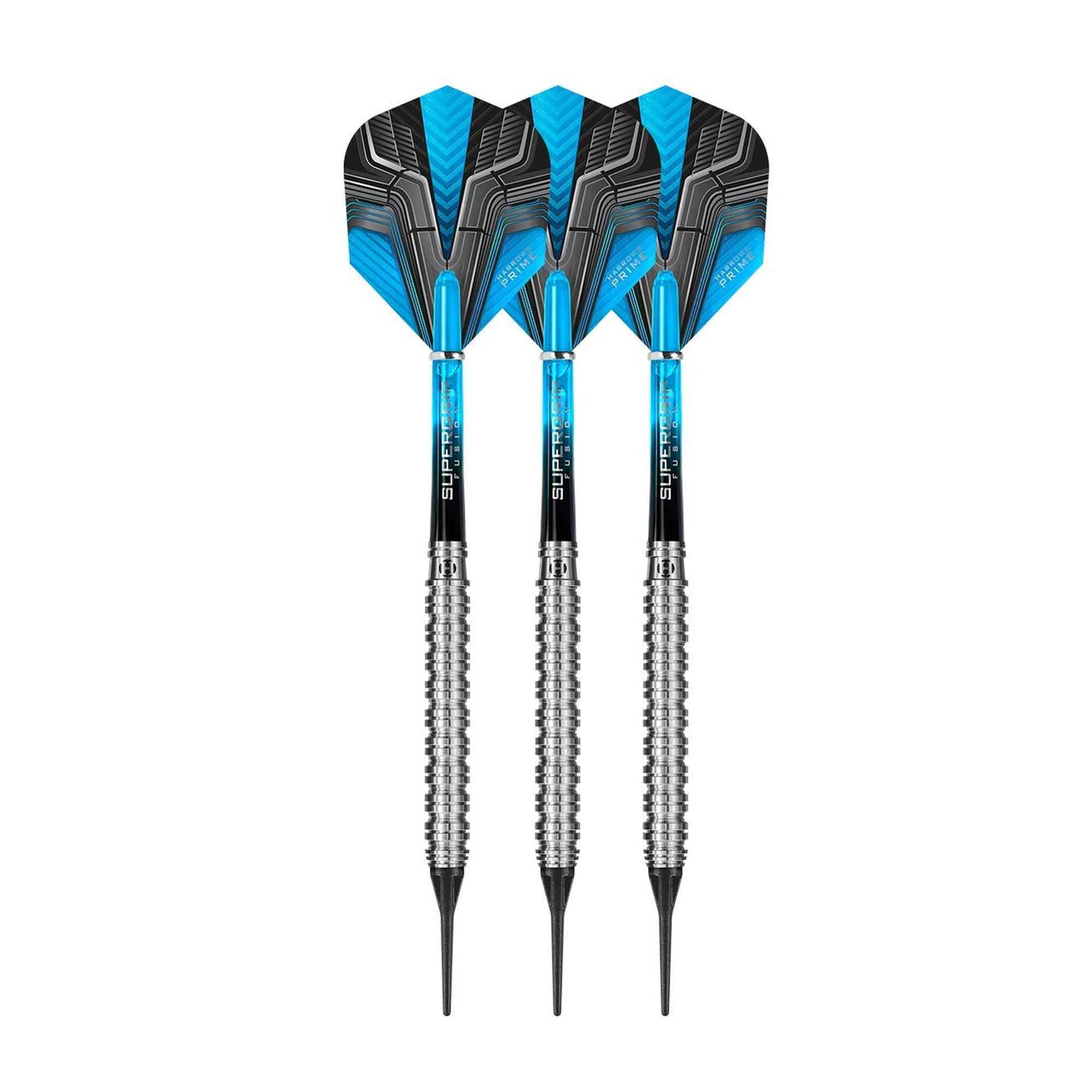 Harrows Revere Tungsten Darts (Packung mit 3) 26g silber/schwarz