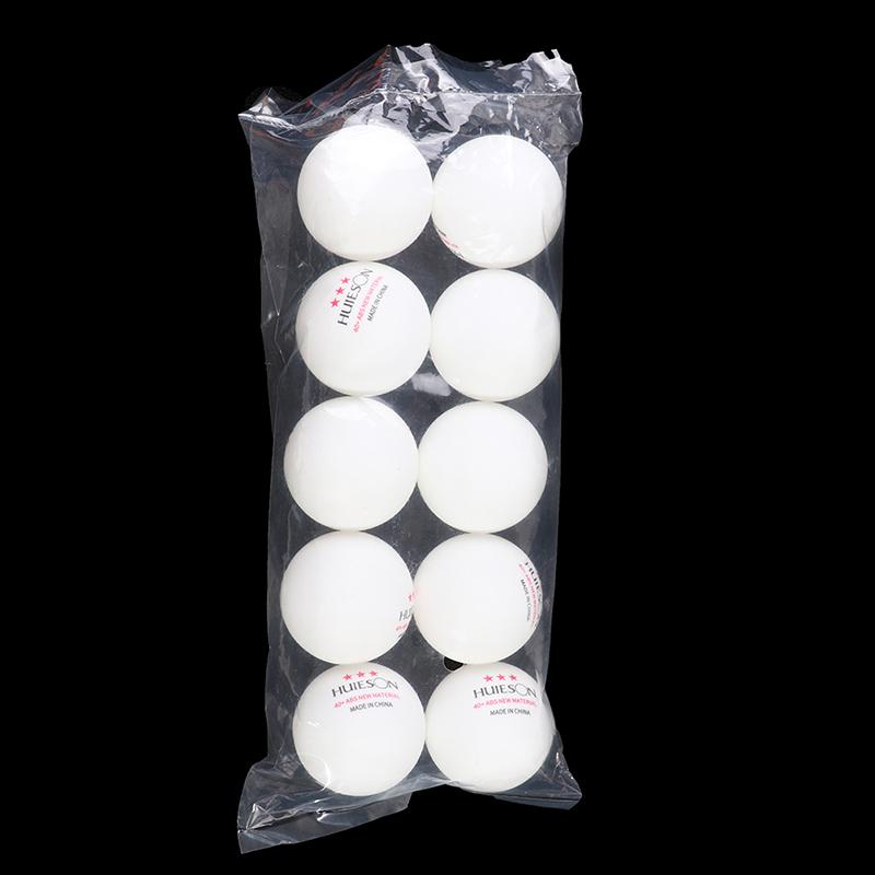 10 Stücke Ping Pong Ball Abs Professionelle 40 Mm Hohe Elastizität Tischtennis Ball weiß