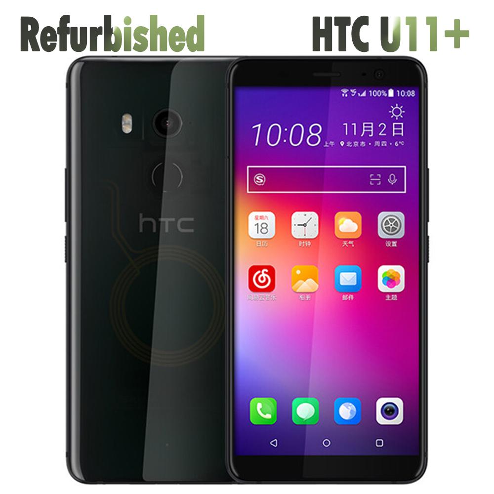 Generalüberholtes HTC U11+ 6,0  4GB RAM 64GB ROM Mobiltelefon mit Single-SIM/Dual-SIM 6GB+128GB Simple Set schwarz