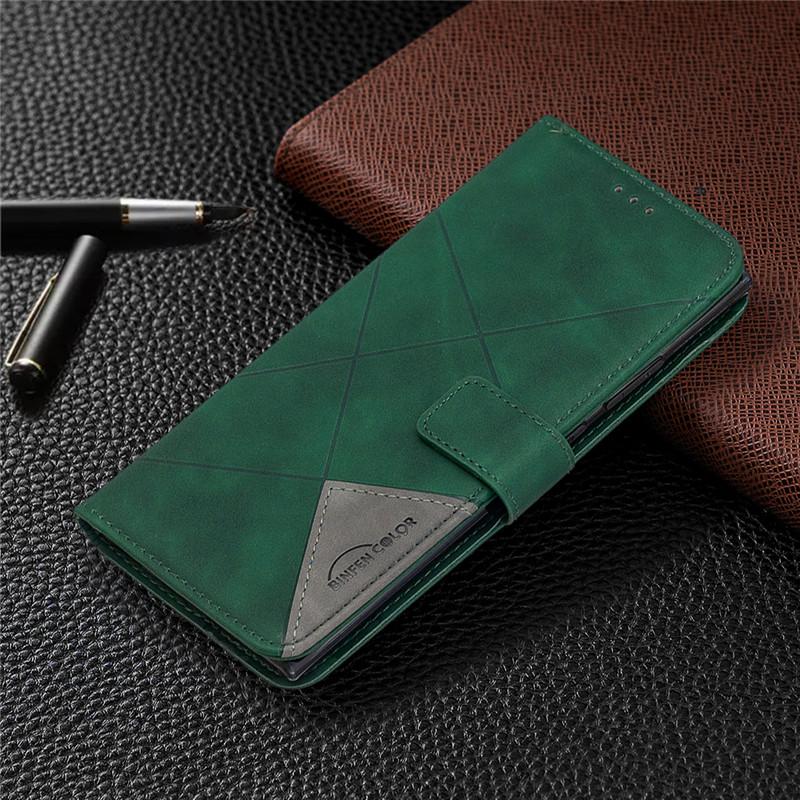 Huawei P Smart Z Luxus Leder Handyhülle für Huawei P Smart PSmart 2020 2021 PSmartZ LX1 Brieftasche Flip Cover Coque Fundas P Smart Z grün