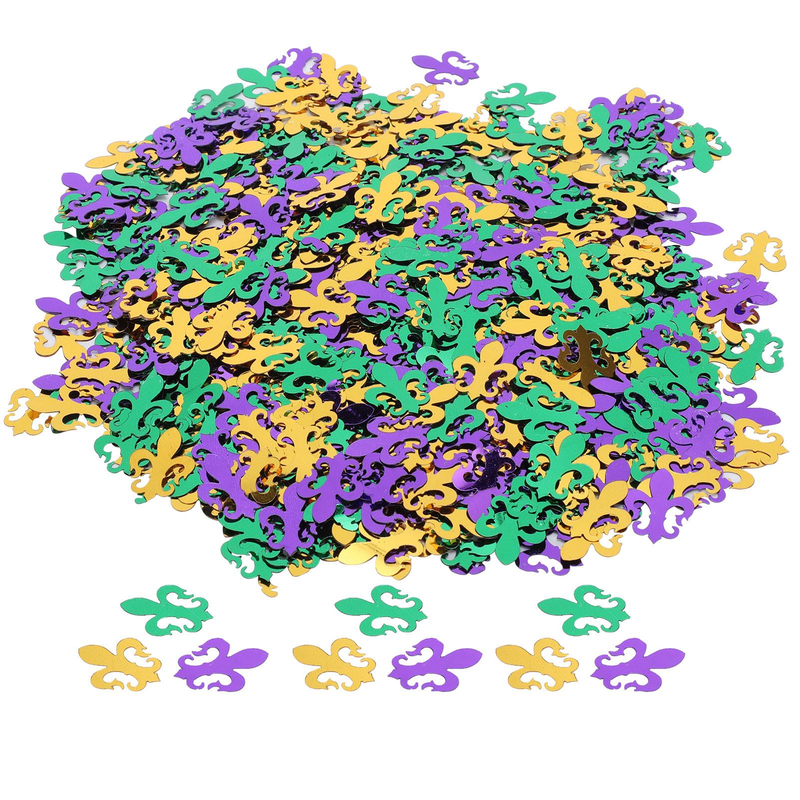 Konfetti für die Feiertage, Verpackung, Füllung, Dekoration, Pailletten für Faschingsdienstag, Karneval