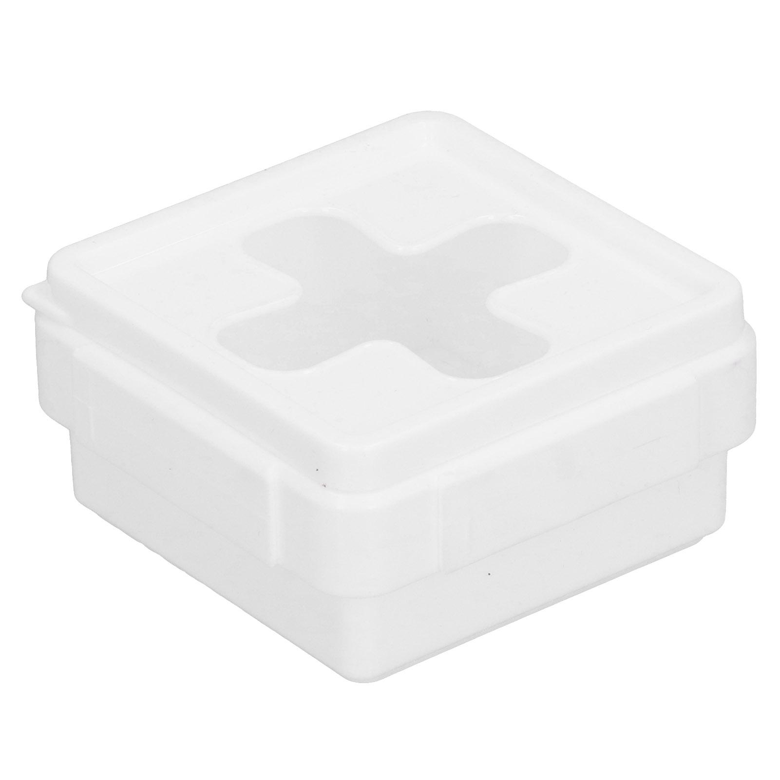 Kleine quadratische Aufbewahrungsbox Kreuzmaul Schreibtisch-Organizer für Taschentücher, Münzen, Kleinteile