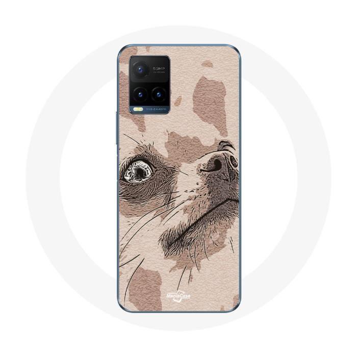 Coque pour Vivo Y21s 2021 / Y21 2021 Chihuahua Race de chiens