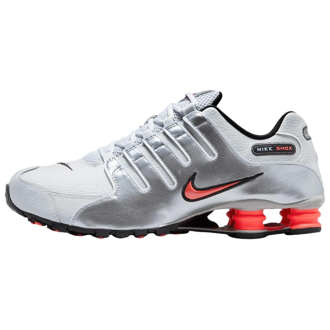 Nike Shox Nz Serie Bequeme Passform Laufschuhe Herren Sneaker Silber IR0610-025 42