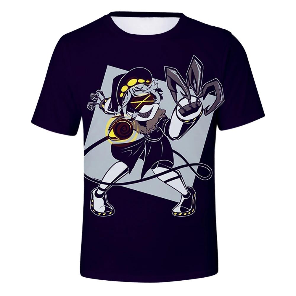 Horror Anime T-Shirts Murder Drones 3D-Druck Streetwear Herren Damen Mode Übergroßes Kurzarm-T-Shirt Kinder-T-Shirts Tops Kleidung S grün