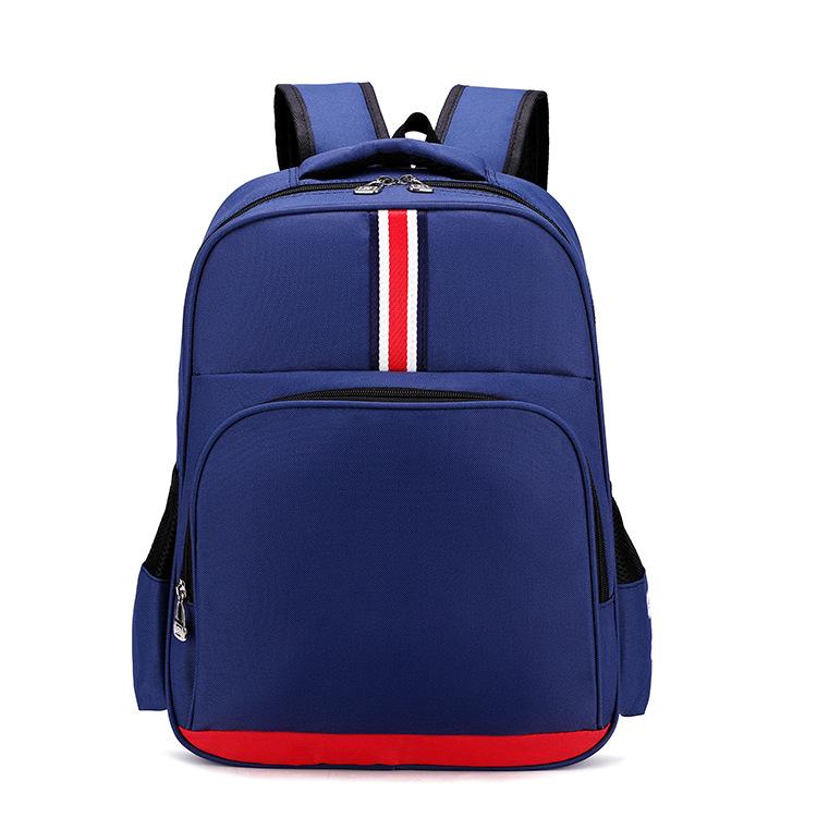 Rucksack mit Rückenschutz, leicht, für Mädchen und Jungen, Schulranzen für den Kindergarten, Teenager, Kinder, Schulranzen für Grundschüler S blau