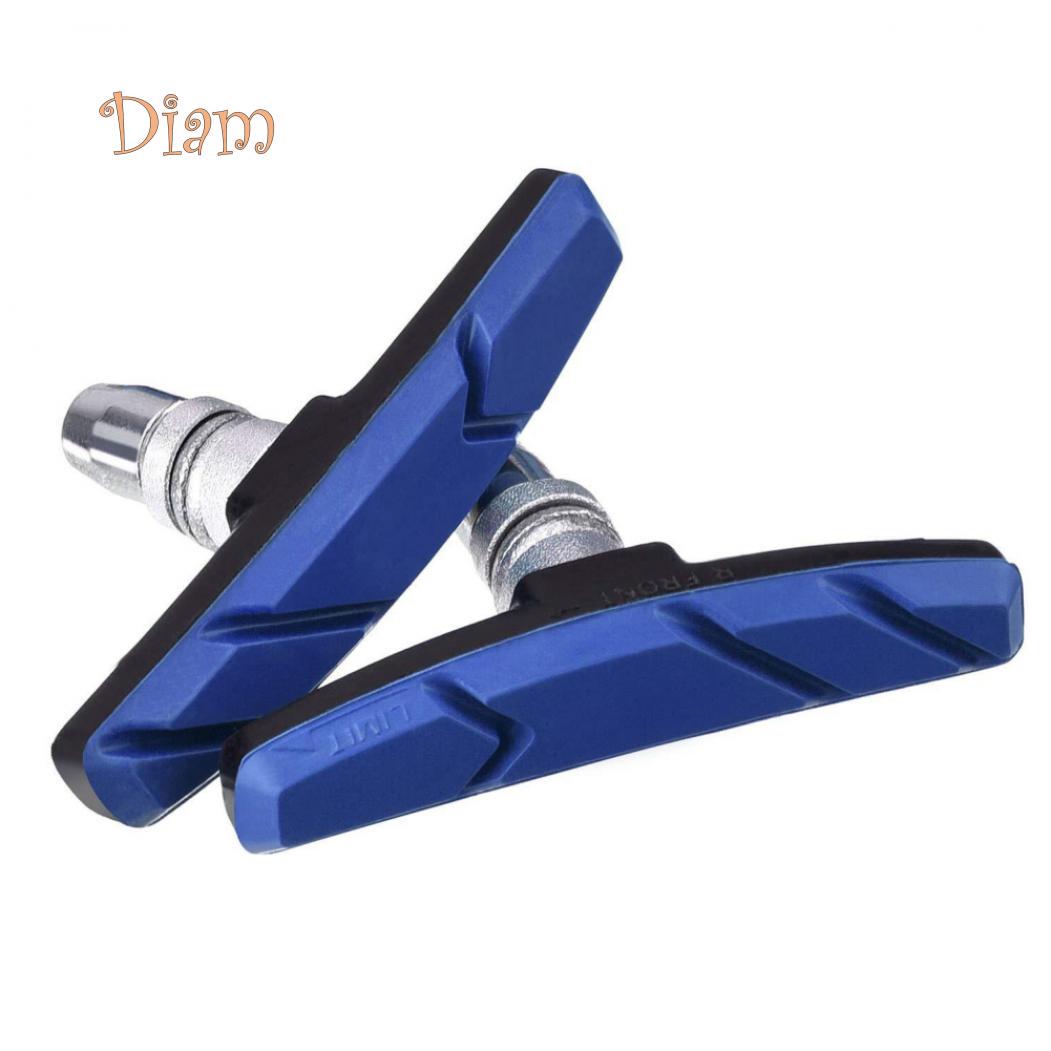 Paar langlebige Fahrrad Radfahren Fahrrad Bremshalter Pads Schuhe Blöcke Zubehör Zubehör blau