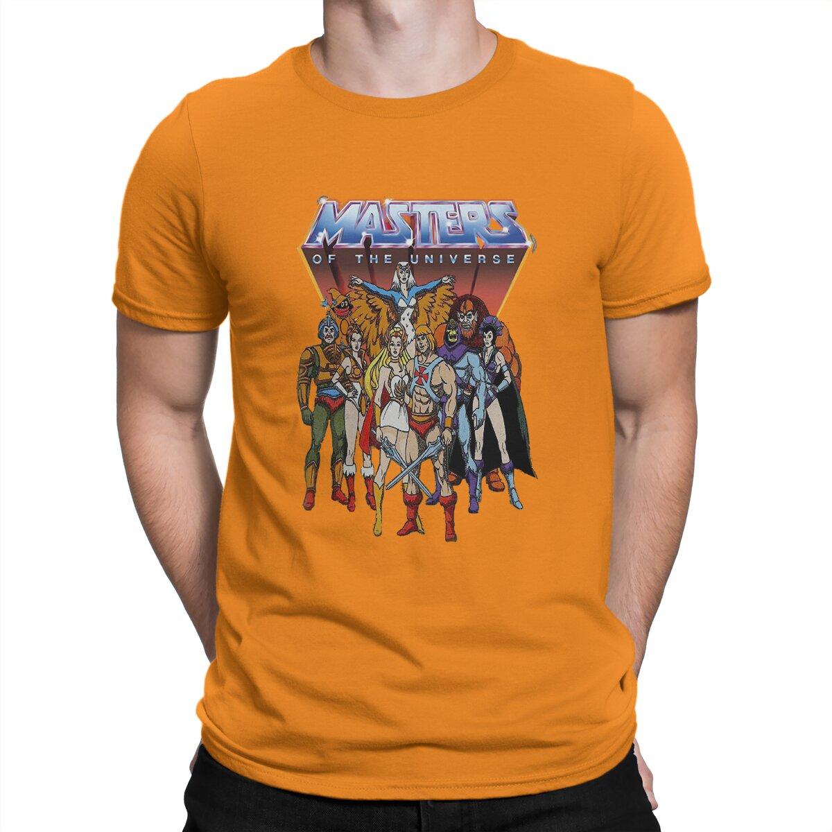He-Man Special T-Shirt Masters Of The Universe Freizeit T-Shirt Neuestes T-Shirt für Männer Frauen XXXL orange