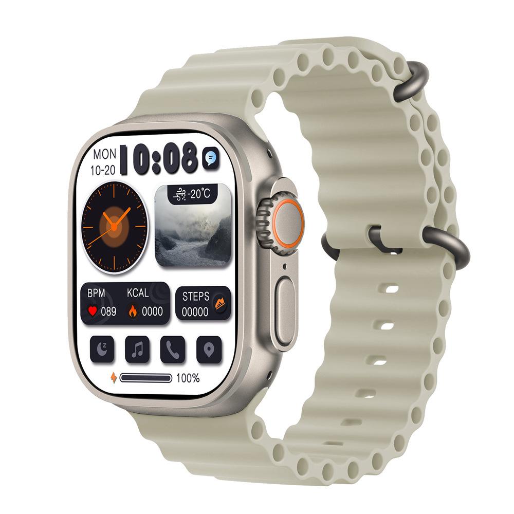 2024 Neue HK10 Ultra 3 Amoled-Bildschirm Smart Watch GEN4 Lokales Musikalbum 2 GB ROM ChatGPT NFC TWS Smart Watch für Männer und Frauen gray