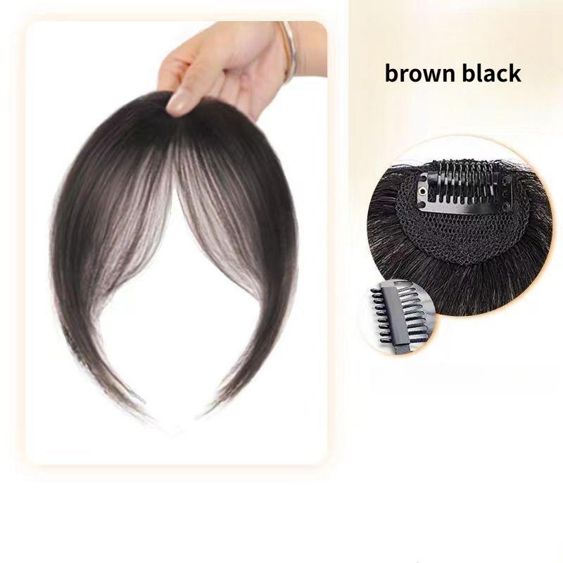 Leichtes und atmungsaktives Clip-In-Pony-Haarteil für zusätzliches Volumen und Fülle - Perfektes Weihnachtsgeschenk schwarz/braun