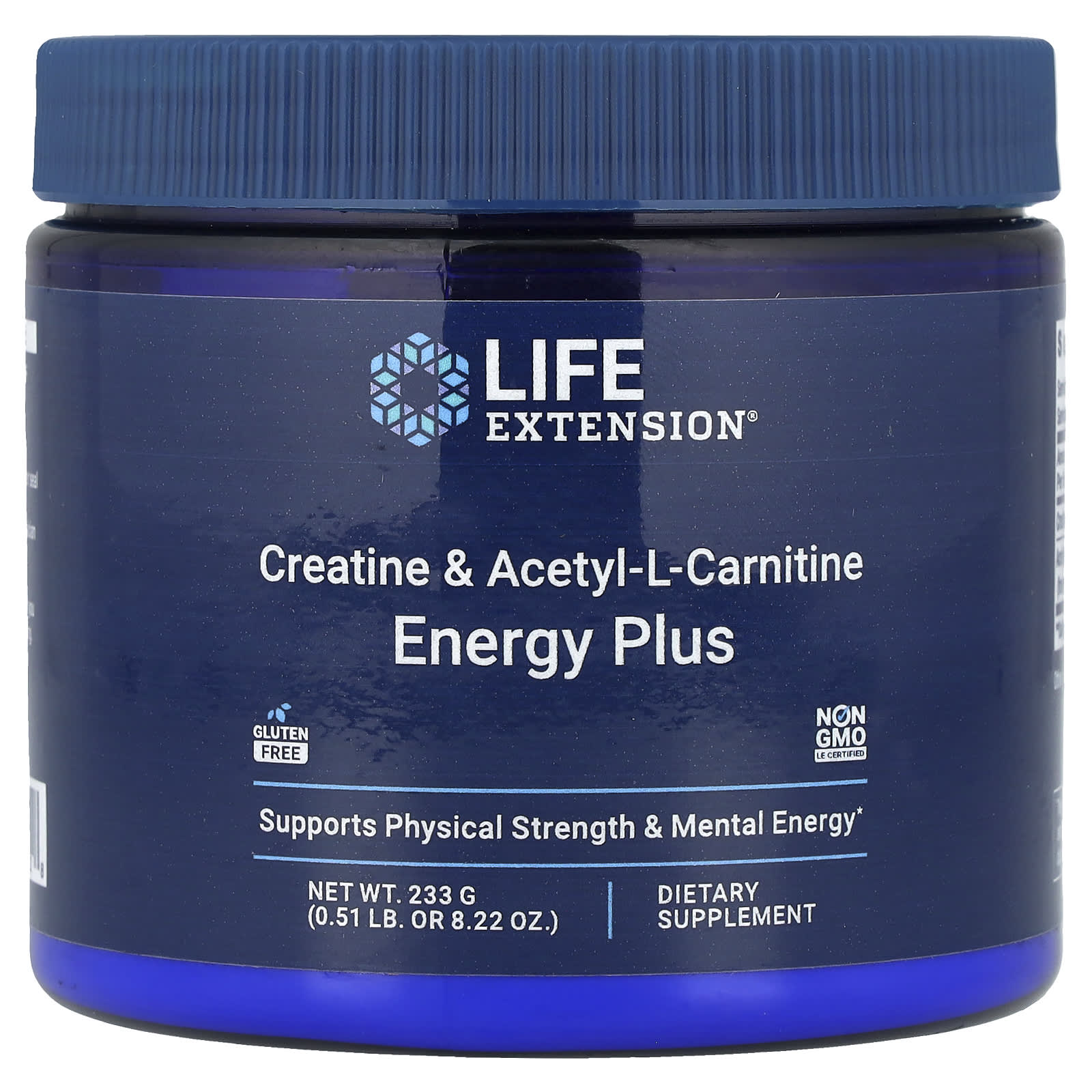 Kreatin & Acetyl-L-Carnitin, Energy Plus, 233G (0,51 Pfund)