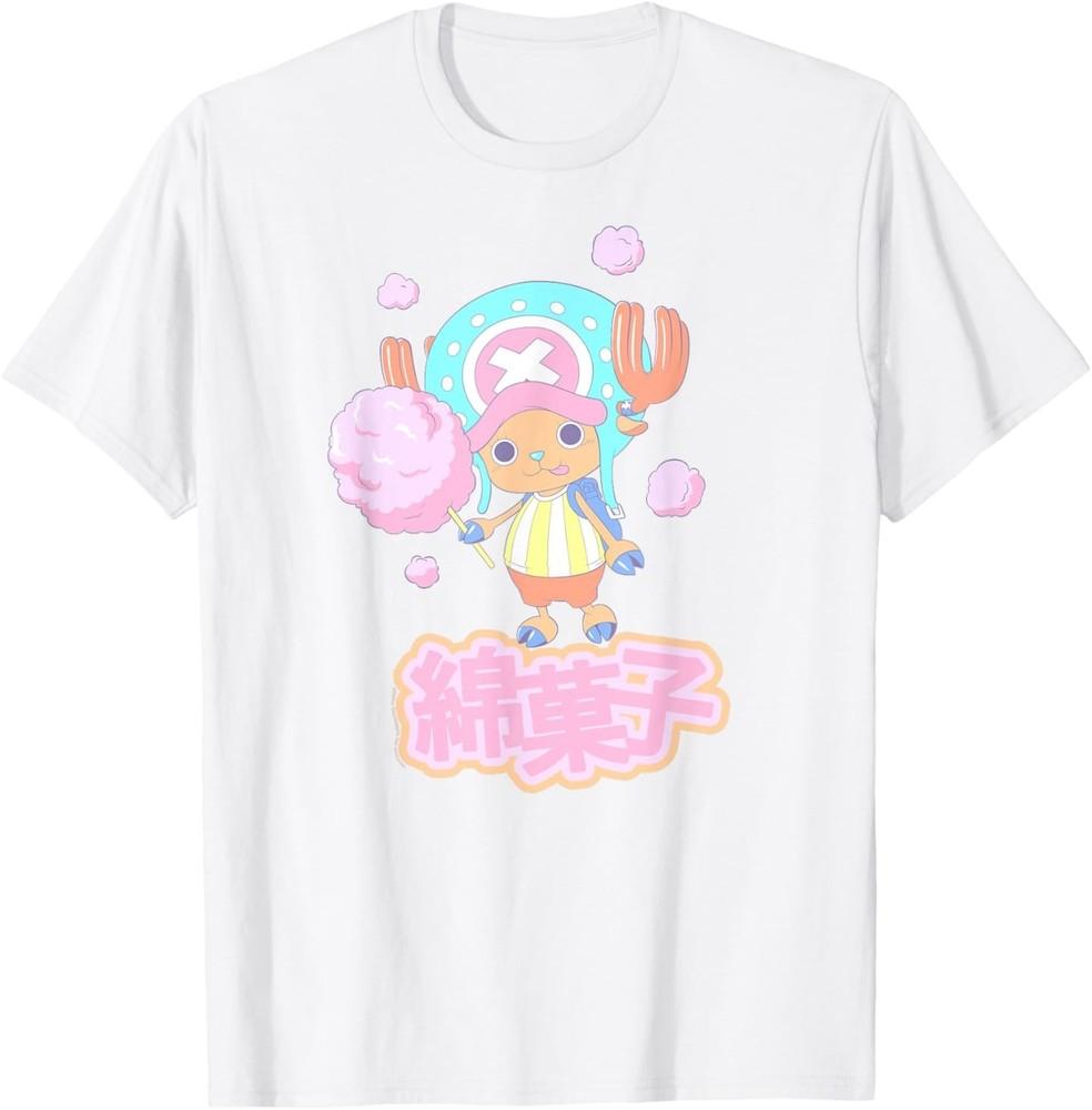 Anime Tony Tony Chopper Zuckerwatte T-Shirt L