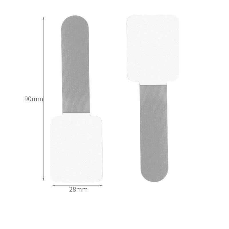 10/20/50 Stück wiederverwendbare Kabelbinder zur Befestigung von Kabel-Organizern, Kabel-Seilhaltern, selbstklebend, verstellbare Kabel-Organizer-Gurte, Schreibtisch-Management 50PCS grau