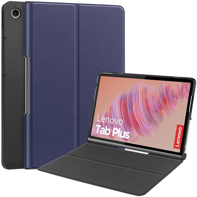 Für Lenovo Tab Plus 2024 Fall 11,5  Süße Farbe PU Leder Flip Stand Abdeckung Für Lenovo tb351fu Xiaoxin Pad Studio Fall Abdeckung Kinder Lenovo Tab Plus 2024 dunkelblaue