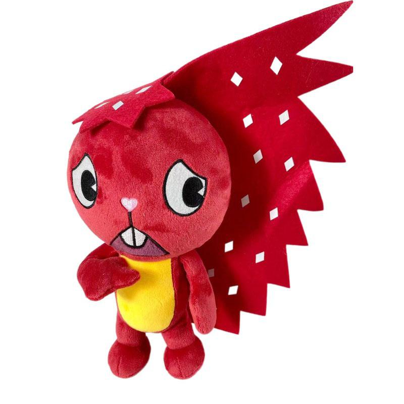 28cm HTF Happy Tree Friends Anime Happy Tree Friends Soldat Fliqpy Plüschtiere Puppen Militär Flipy Puppe Plüschtier für Kinder Geschenk 28cm