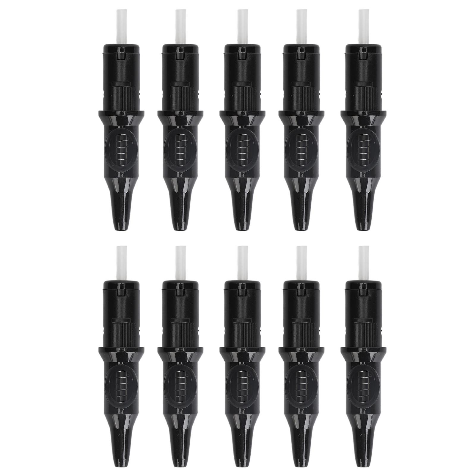 DIY Tattoo-Tool-Kit, tragbarer kleiner Tattoo-Stift, Kugelschreiber-Kit zum Lernen und Üben, Schwarz schwarz