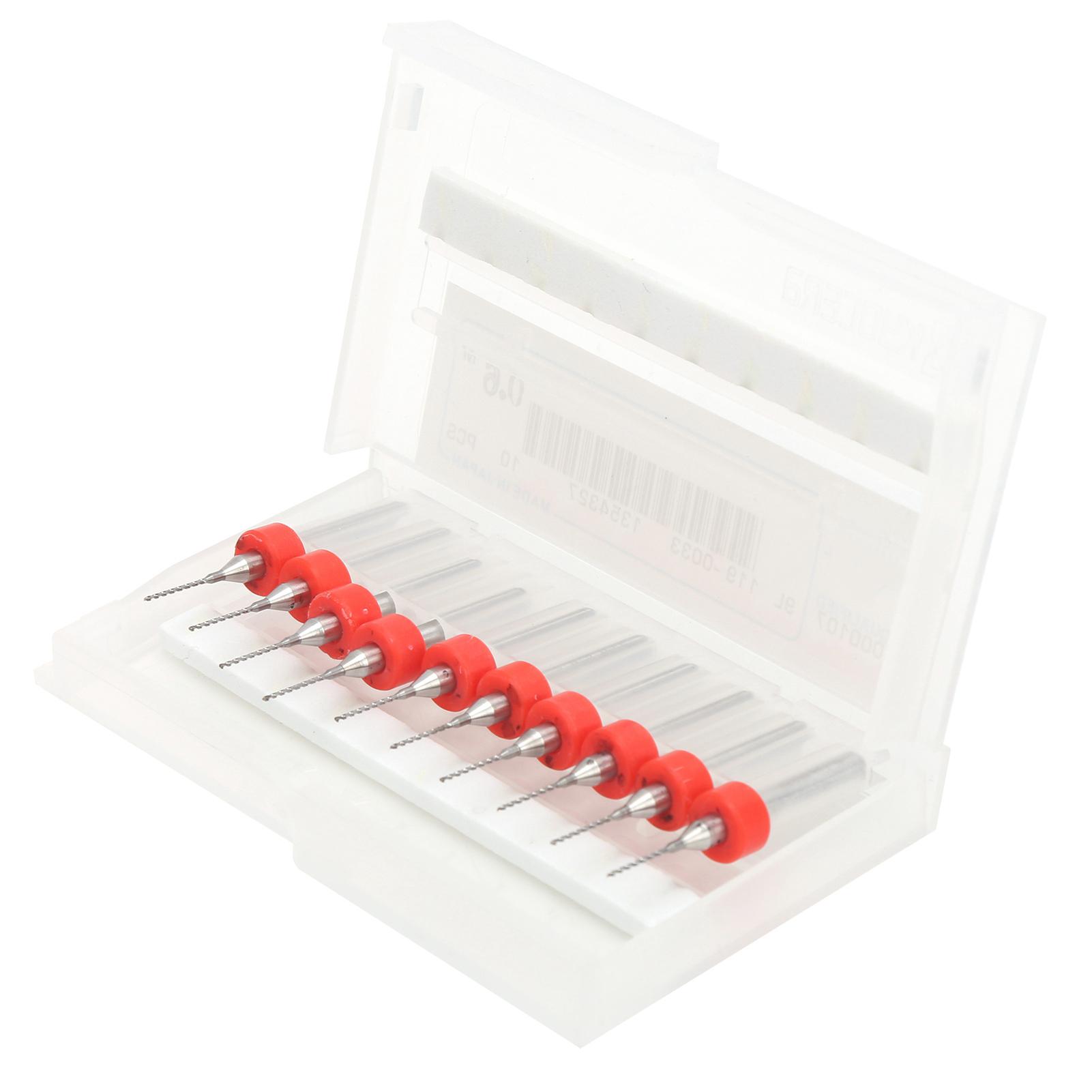 10 Stück Düsenreinigungsbohrer für Drucker Dreidimensionale Druckerzubehör 0,6 mm