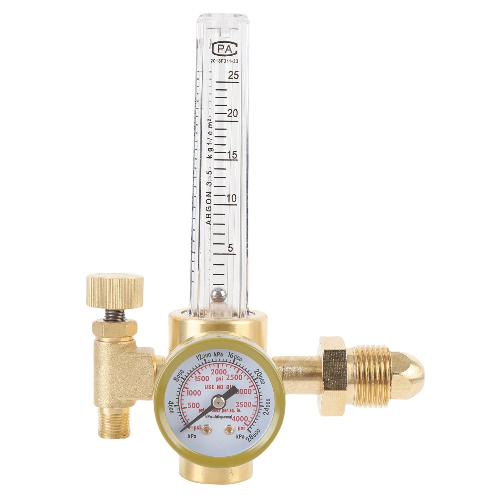 Argon Durchflussmesser Regler WIG Schweißen 4000PSI MIG Schweißgerät Gasregler Druckminderer Tester