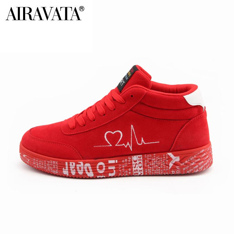 Männer Frauen Turnschuhe Outdoor Casual Wanderschuhe Paar Jogging Trainer 35 rot