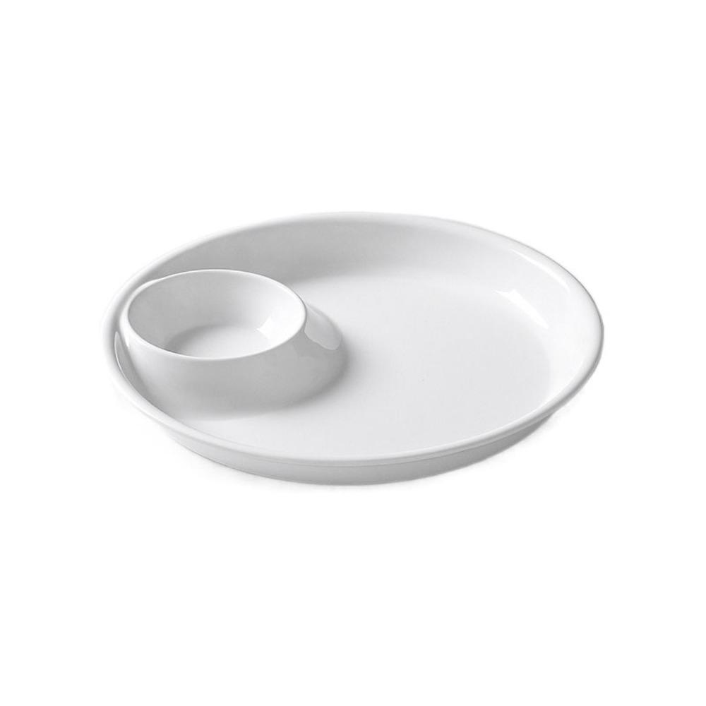 Geteilte Lebensmittel-Servierschale Melamin-Snack-Servierplatte Küchenzubehör Vorspeisenplatten Dessert Style C