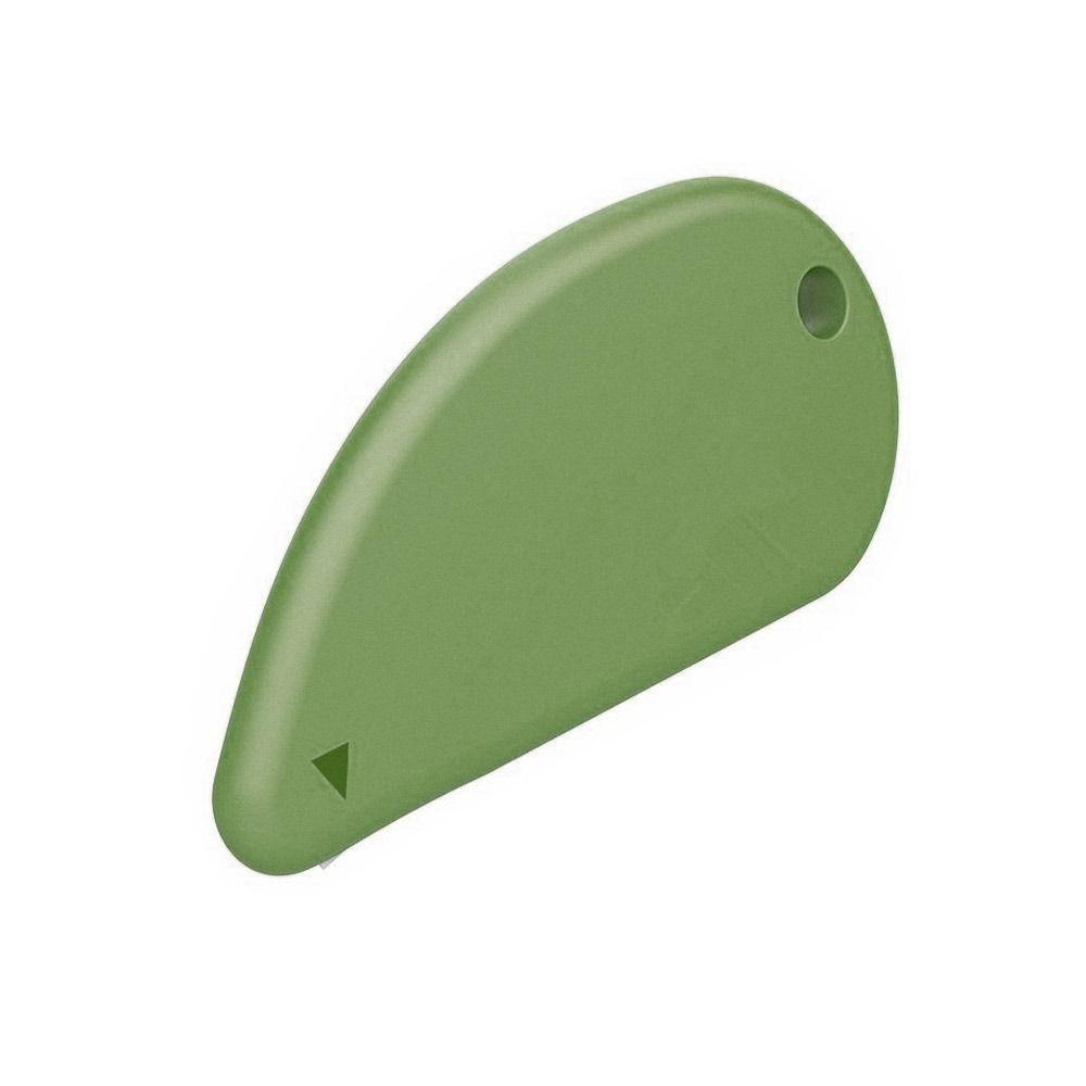 Sicherheitsschneider mit Keramikklinge, Mini-Express-Kartonschneider, Schlüsselanhänger, Paketöffner, Kunst-Universalmesser, Schreibwaren, Büro, Schulbedarf grün