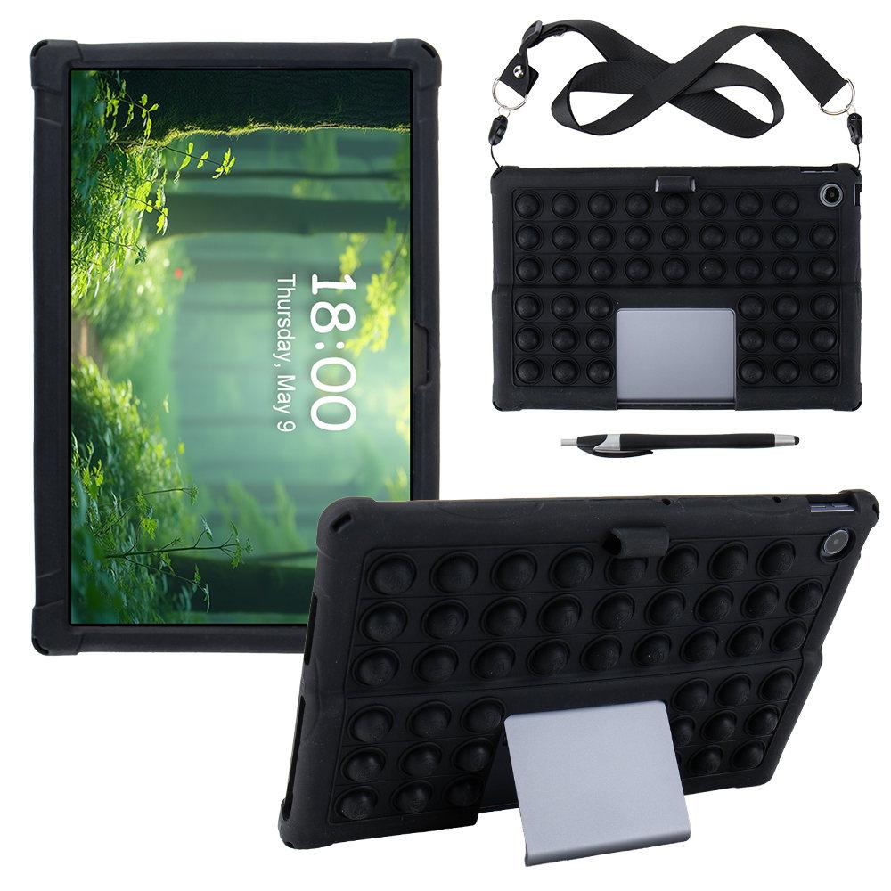 Für Lenovo Tab Plus TB351FU 11.5 Hülle Weiche Blasen-Silikon-Stoßfeste Hülle Für Xiaoxin Pad Studio 2025 11,5'' Ständer Tablet-Abdeckung Xiaoxin Studio 11.5 schwarz
