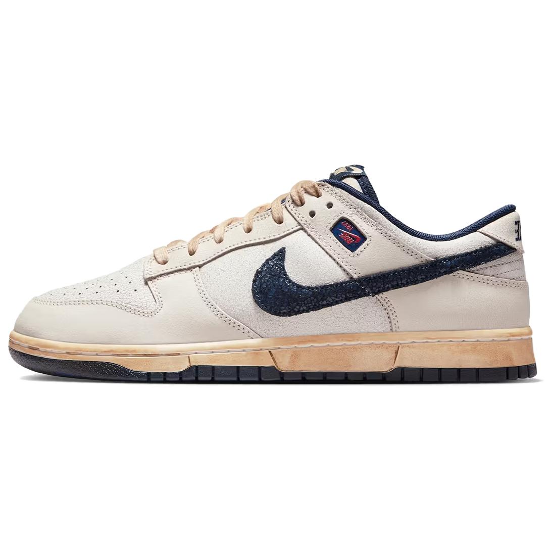 Stranger Things x Nike Dunk Low Phantom Unisex Sneaker Grau Mitternachtsblau Collegegrau IH6766-001 44