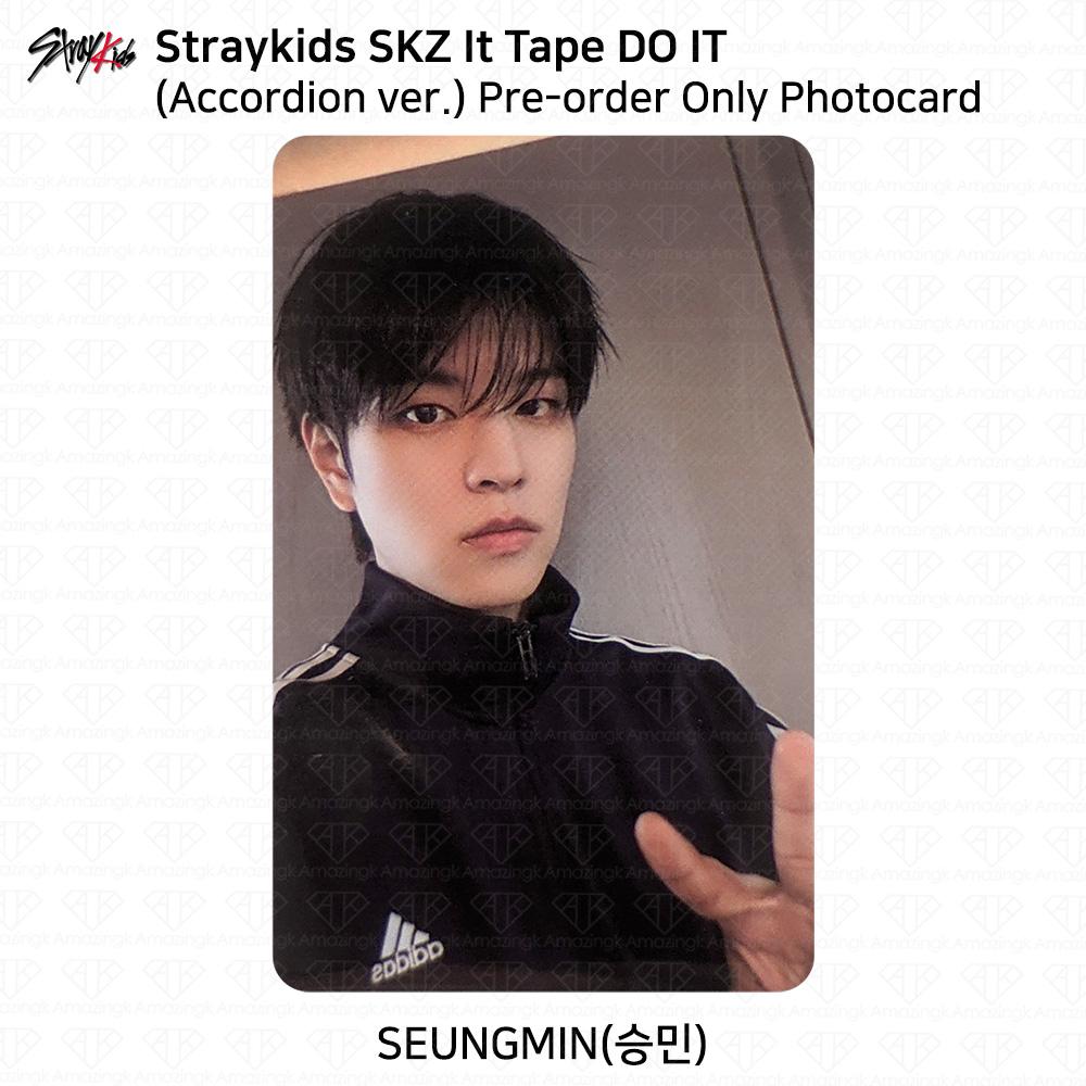 Stray Kids SKZ It Tape DO IT Akkordeon-Version. Offizielle Fotokarte Seungmin Pre-order