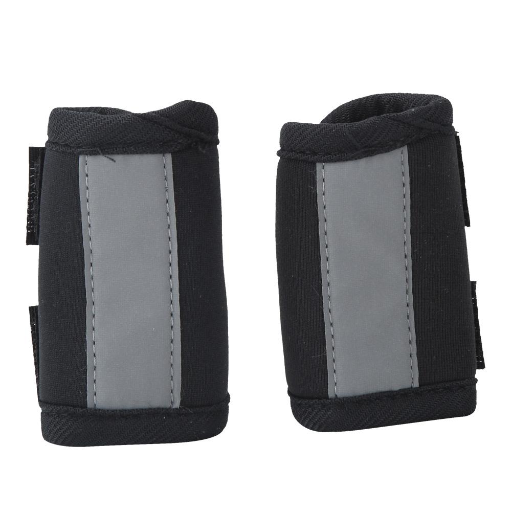 Hunde Vorderbeinpolster, 1 Paar Hunde Ellbogenschützer, Ellbogen-Schutzwickel, Hunde Knie(Schwarz M) S