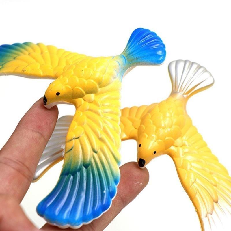 Vogeladler, klassisches Kinderspielzeug, pädagogisches Spielzeug aus Kunststoff, Spielzeug, Vögel, Gleichgewicht, Natur, Schwerkraft bunt