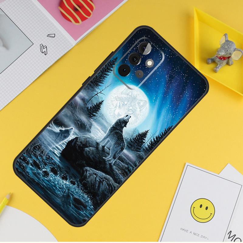 Tier Wolf Galaxy Fall Für Samsung Galaxy A55 A35 A25 A15 A51 A71 A12 A32 A52 A13 A33 A53 A14 a34 A54 Coque Samsung A54 5G
