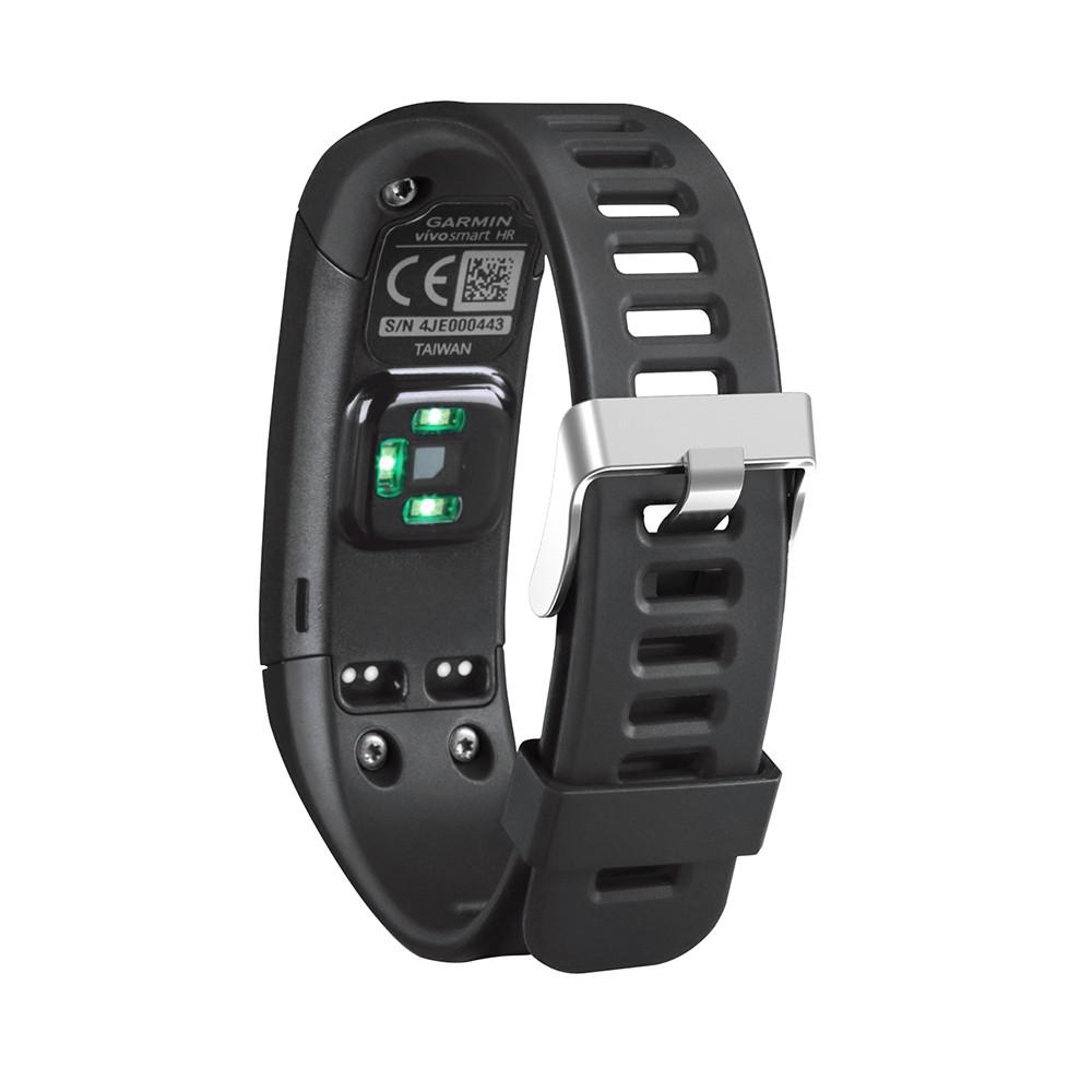Für Garmin VIVO Smart HR Band Ersatz Sport Silikon Armband Band für Garmin Armband Vivosmart HR Band Smart Strap schwarz