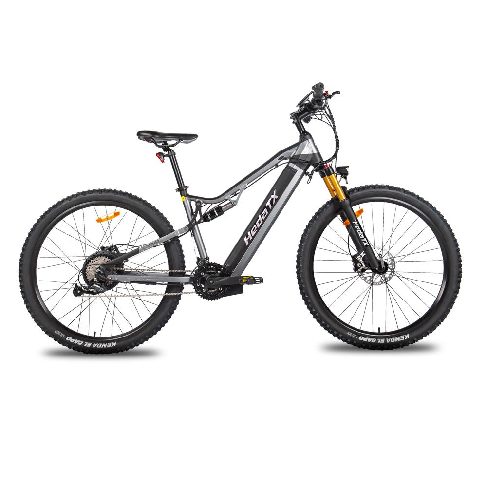 HedaTX TX19 E-Bike für Erwachsene, 48V 1000W 19,2Ah, 45km/h, 29 Zoll, leistungsstark, Mountainbike für Herren 29 grau