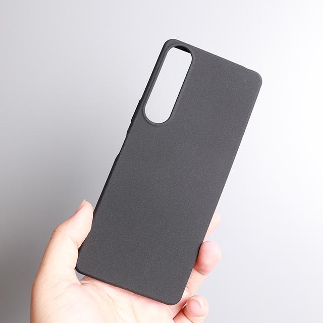 Für Sony Xperia 5 10 V Fall Silm Matte Standstone Weiche Rückseitige Abdeckung für Xperia 10 1 III II Ace 1 5 10 IV Silikon Fall for Xperia 1 III schwarz