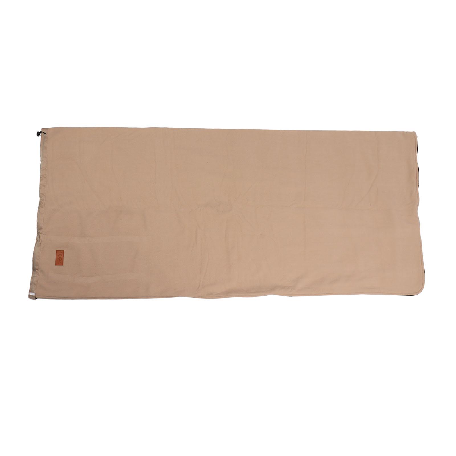 Schlafsack-Innendecke, superdickes Fleece, weiche Schlafsack-Innendecke für Campingreisen gelb