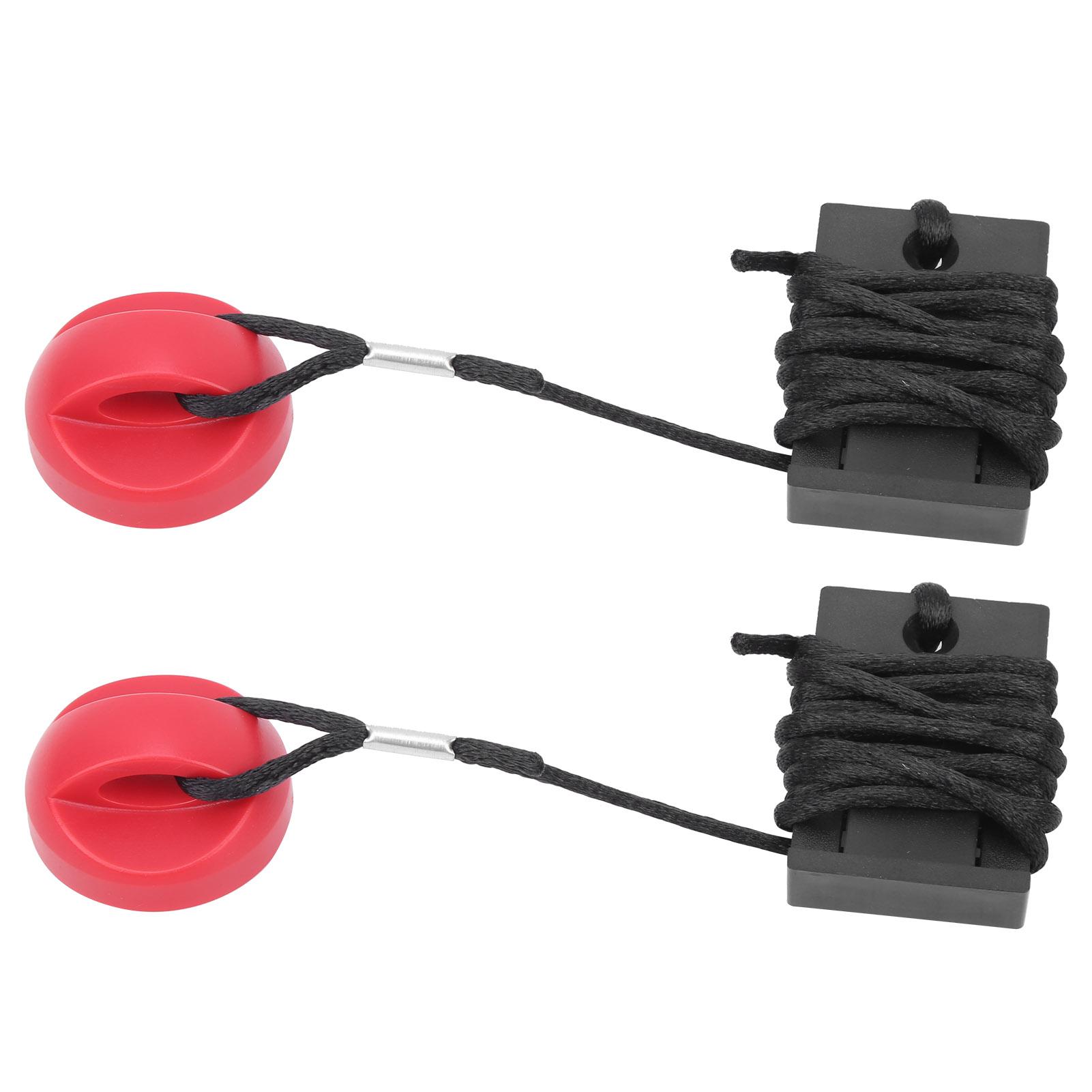 2 Stück Laufband Sicherheitschlüssel Laufband Magnetischer Sicherheitsschalter Verriegelung Fitnesszubehör